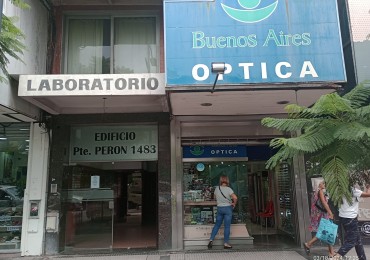 PREDIO DE 120 M2. CENTRO SAN MIGUEL   AV. PTE. PERON  FTE. A LA PLAZA